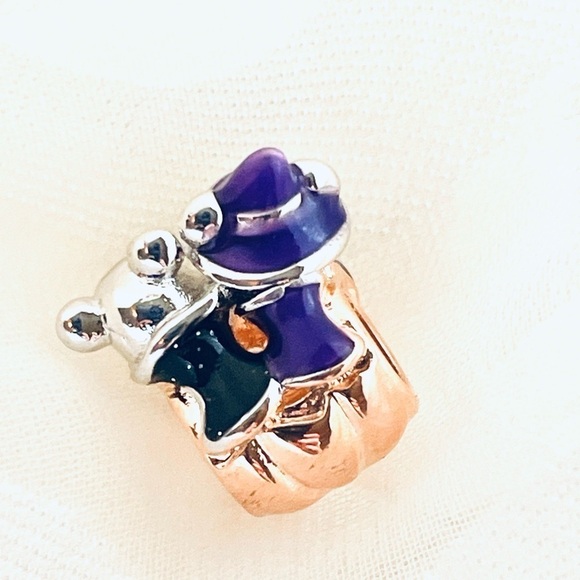 🎃 NWOT Mickey & Minnie Mouse Halloween Pumpkin Charm 🐭 - Picture 7 of 13